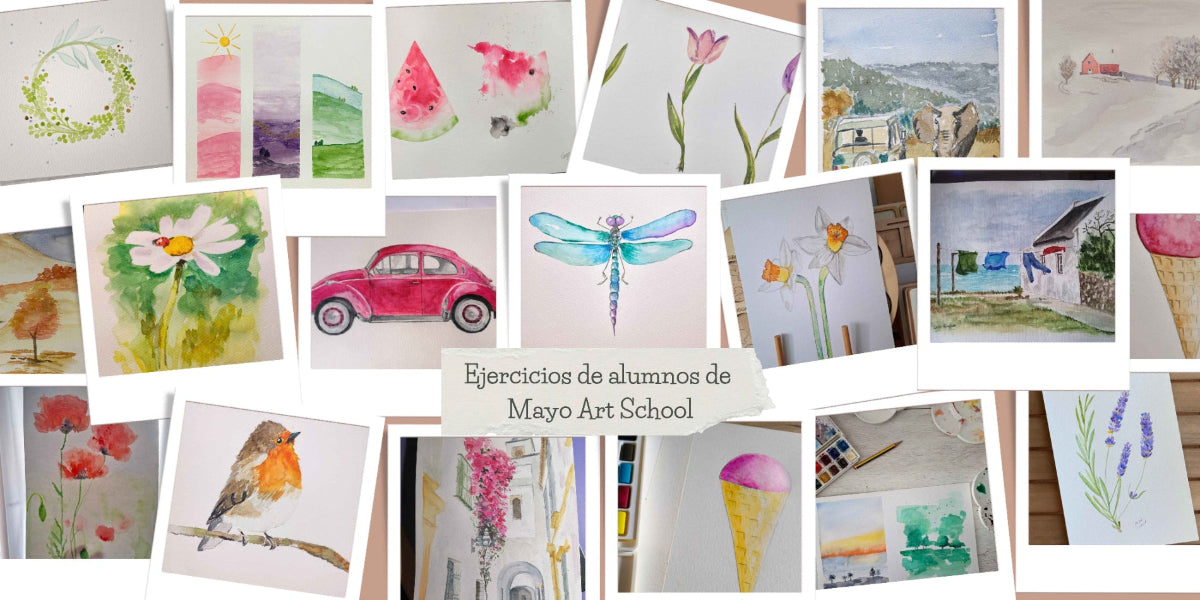 Un ejemplo de trabajos increíbles que los alumnos de la escuela han conseguido en pocas sesiones.